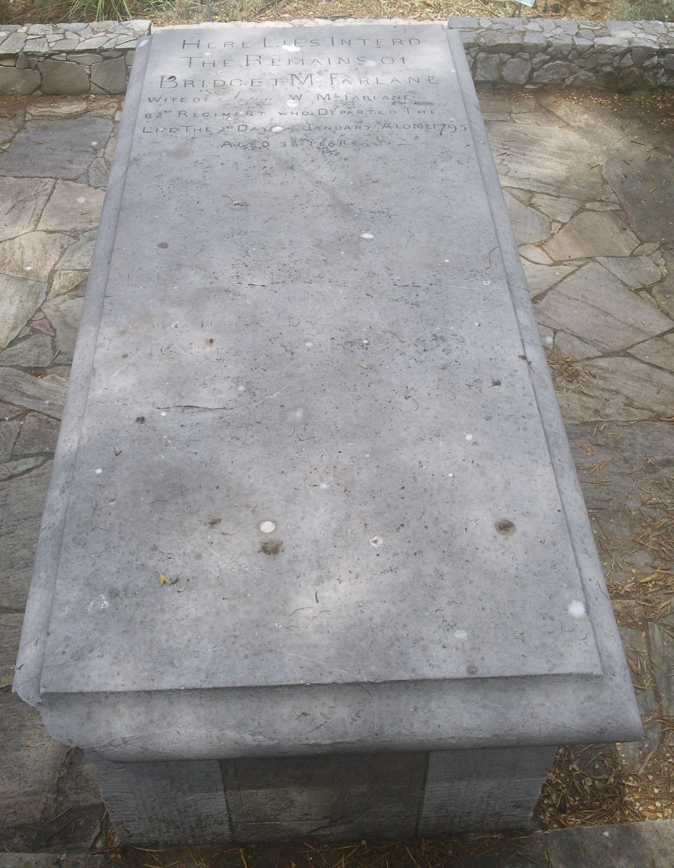 Tomb of Bridget McFarlane Image